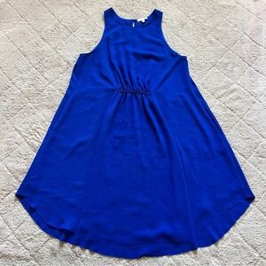 Aritzia Wilfred Blue Cocktail Midi Dress Kentucky Derby Women's Size S‎